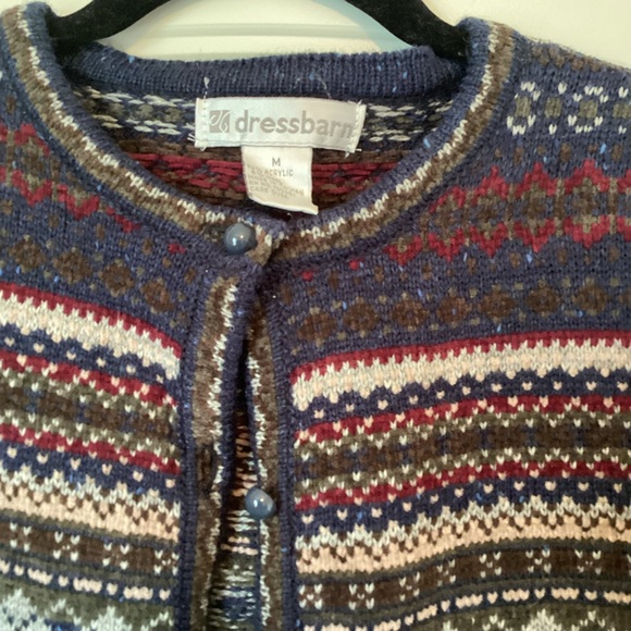 Vintage Dress Barn Cardigan. Size M - Picture 3 of 5
